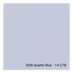 Gelatina Cinegel 3208 Quarter Blue Rolo Rosco 3208