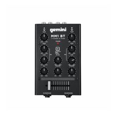 Mixer DJ analógico 2 canais Profissional Gemini MM1BT