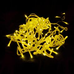 Cordão de LED 10m 200 Leds Amarelo Kohbak KBLT020YL